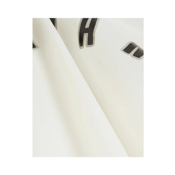 Jordan Flight Jacket Mens Large MVP FB7032-133 Black Off White New Back Spellout - Picture 9 of 13